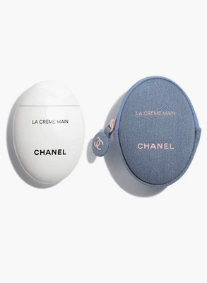 CHANEL LA CRÈME MAIN Hand & Nail Cream + Denim Pouch - 2026 DENIM COLLECTION | eBay US
