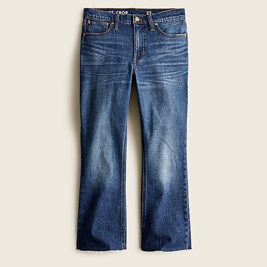 9" demi-boot crop jean in Lantern wash | J.Crew US