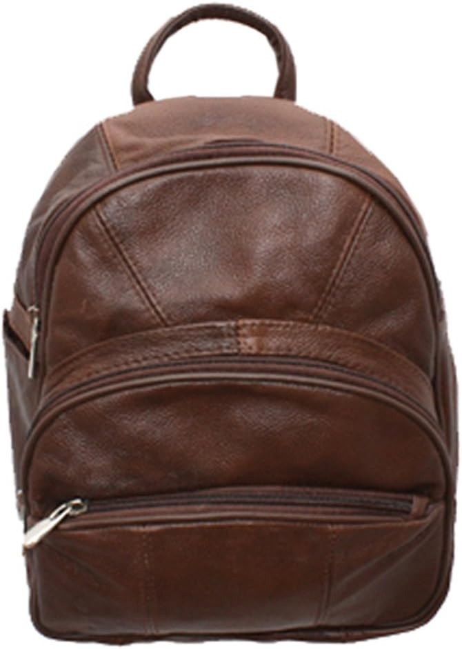 Amazon.com: Silver Fever Women's Backpack | Cowhide Genuine Leather | Round Top Medium Backpacks(... | Amazon (US)