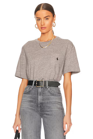Polo Ralph Lauren Short Sleeve Pocket T-Shirt in Dark Vintage Heather from Revolve.com | Revolve Clothing (Global)