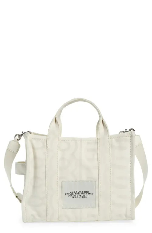 Marc Jacobs The Medium Monogram Tote Bag in Eggshell/optic White at Nordstrom | Nordstrom