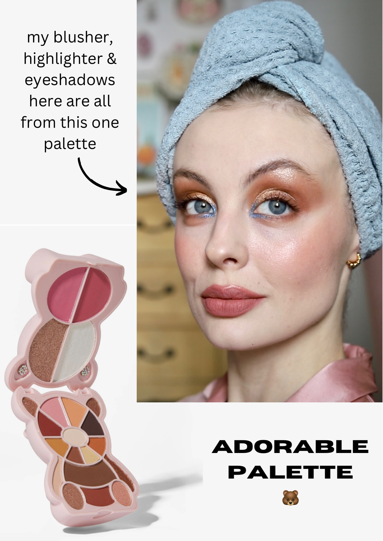 i love a multi use palette & this adorable teddy bear shaped one by kimchi chic beauty is 🤌🏻. 

#LTKbeauty #LTKeurope #LTKunder50