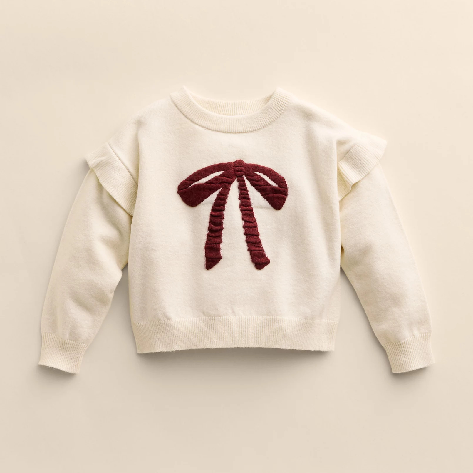 Baby & Toddler Girl Little Co. by Lauren Conrad Ruffle Sleeve Sweater | Kohl's