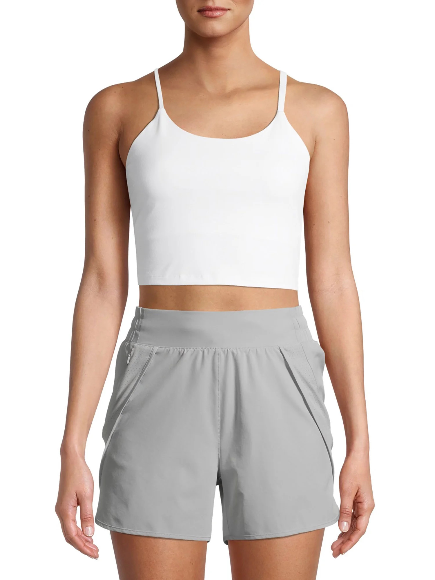 Avia Low Impact Sports Crop with Shelf Bra and Removable Pads | Walmart (US)
