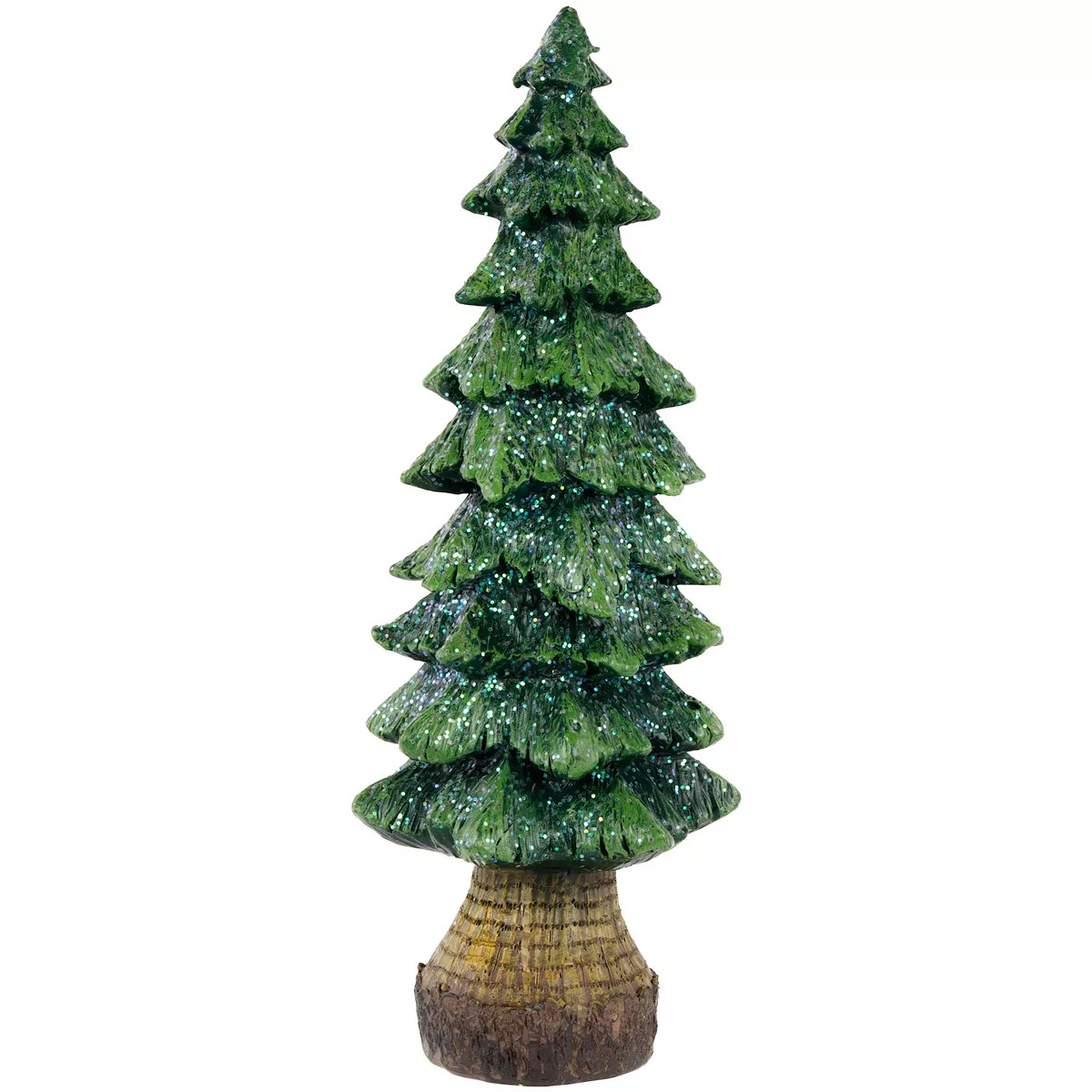 Northlight 9.5" Green Glittered Tree Christmas Tabletop Decoration | Kohl's