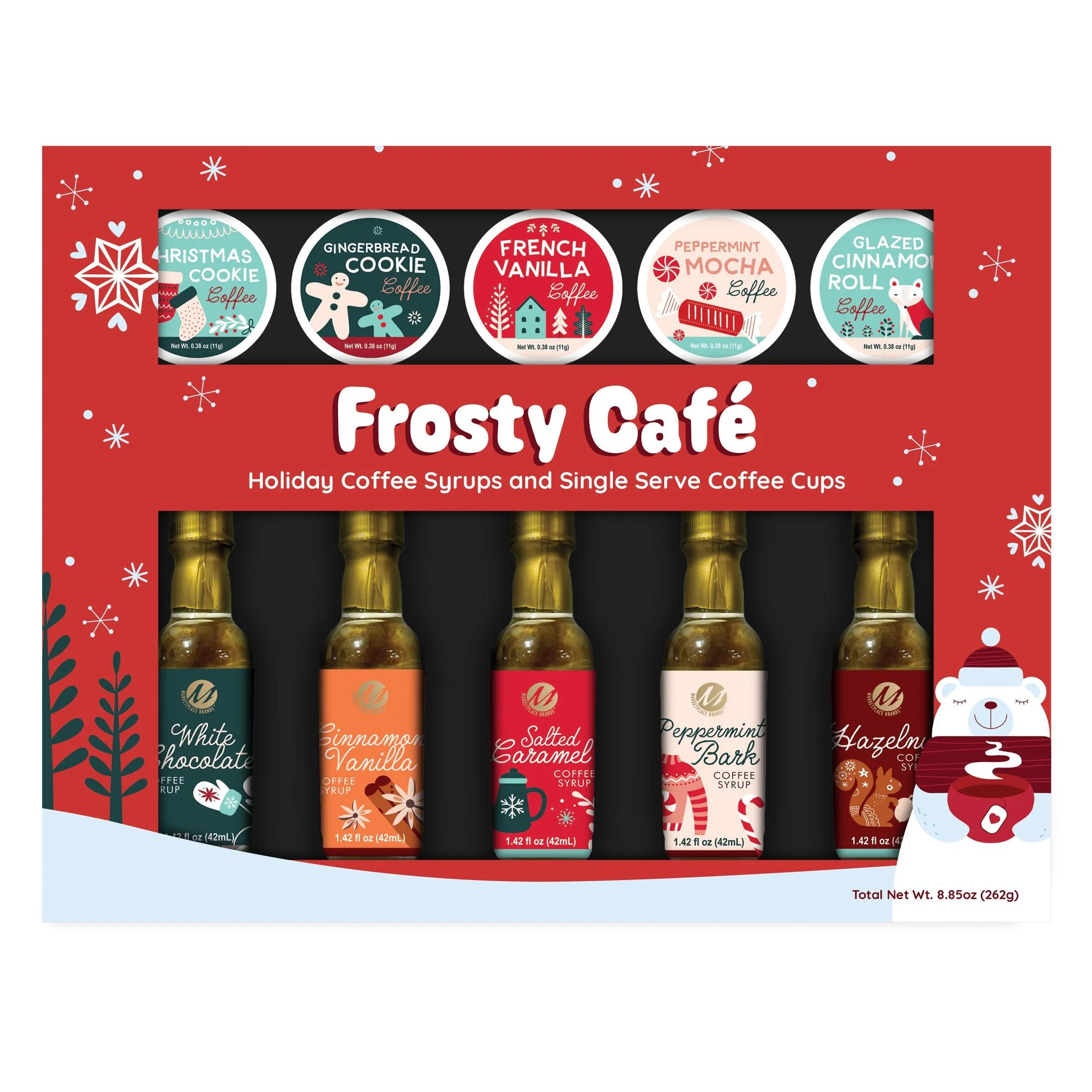 Winter Coffee Shop Kcups and Syrups Set - Walmart.com | Walmart (US)