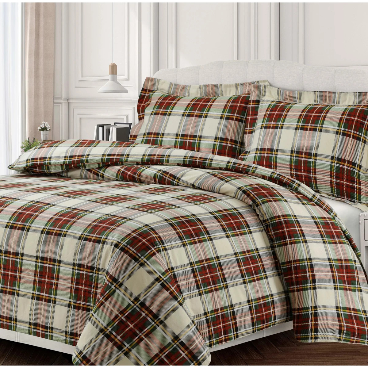 Cabin / Lodge Flannel Plaid Duvet Cover | Wayfair North America