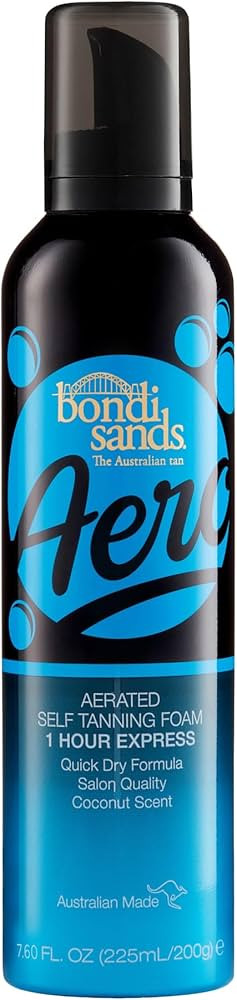 Bondi Sands Aero 1-Hour Express Self Tanning Foam | Lightweight, Coconut Tanning Foam Quickly Pro... | Amazon (US)