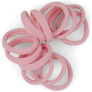 Cyndibands Soft and Stretchy Gentle Hold Seamless 1.5 Inch Elastic Nylon Fabric No-Metal Ponytail... | Amazon (US)