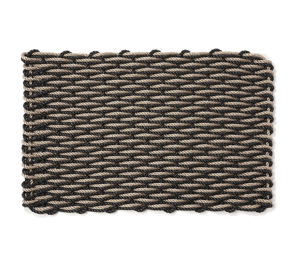 The Rope Co. Elemental Two-Tone Handwoven Doormat | Pottery Barn (US)