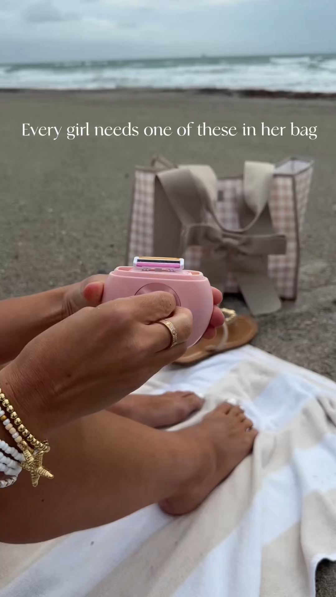 Comment MUST HAVE and I’ll send you the link! Every girl needs one of these in her bag ✨

Because the moment you throw on a dress, head to the beach, or make last minute plans is always the moment you realize you forgot to shave 😅

This little gadget has officially earned a permanent spot in my purse. Small enough to take anywhere and has saved me more times than I’d like to admit.

#amazonfinds #travelessentials #beachbagessentials #summermusthaves #onthego