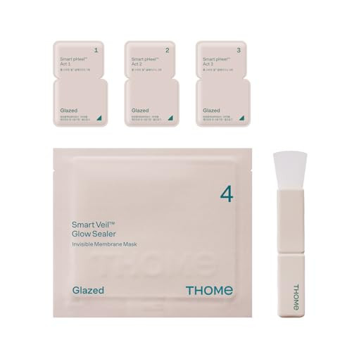 THOME G-Peel Program One Day Kit – Korean 4-Step Radiant Skincare Facial – Low Irritating & Gentle on Sensitive Skin – Brightens, Smooths & Strengthens Barrier (1 Sheet) | Amazon (US)