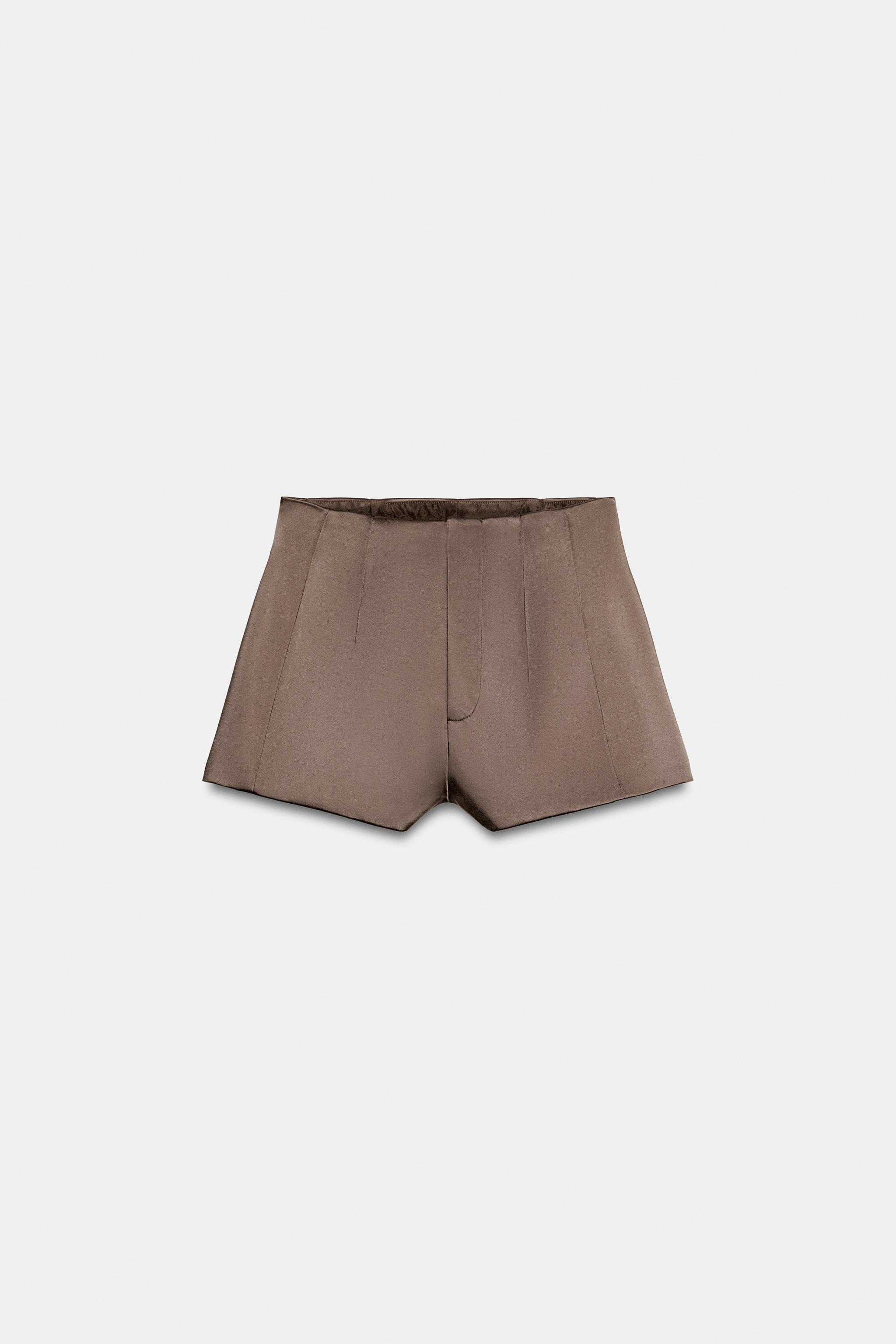 SATIN MINI SHORTS | Zara UK