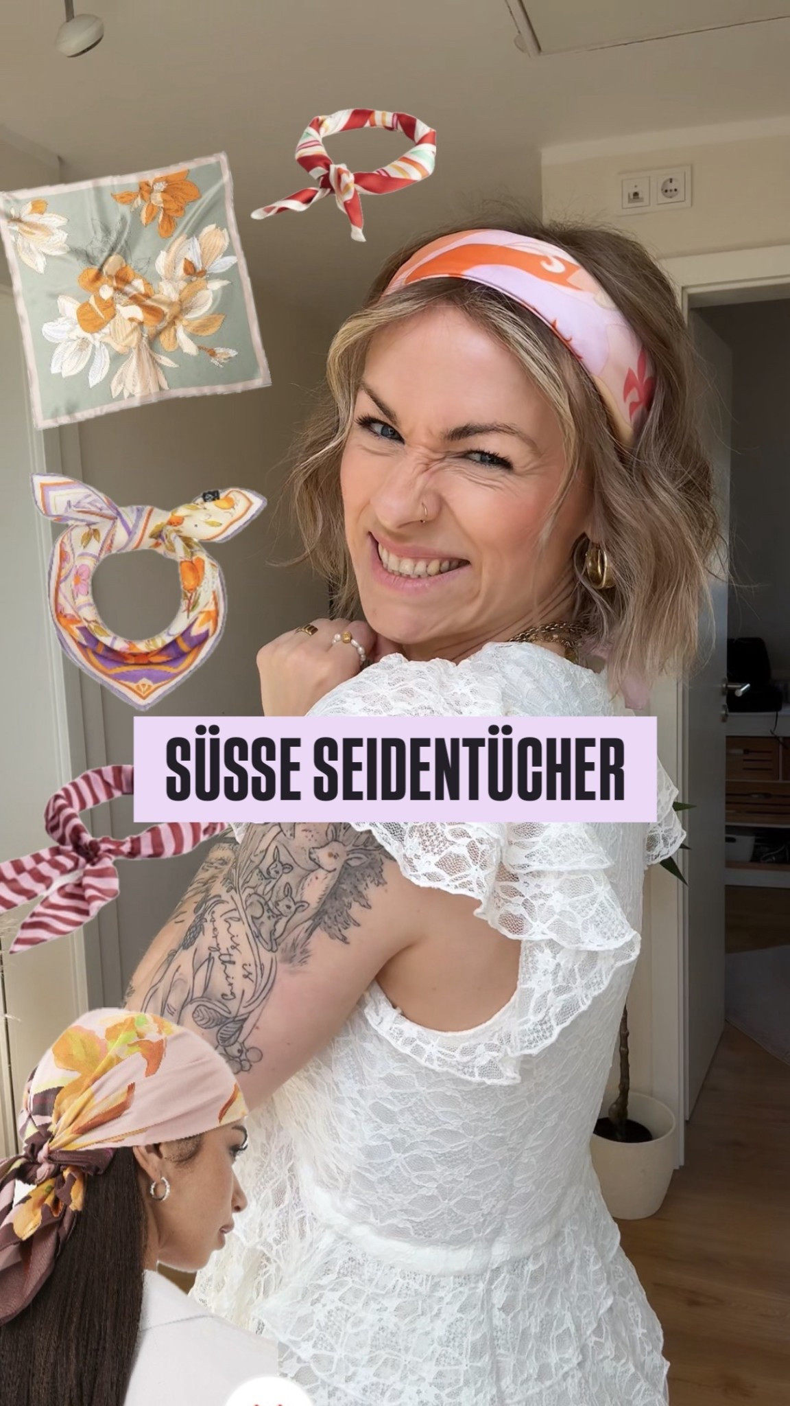 Der Sommer kommt, die Seidentücher kommen zum Einsatz😍☝🏼✨#Tuch #Haarband #Seidentuch #Tücher #Accessoire #Styling #Haare

#LTKstyletip #LTKdeutschland #LTKsummer