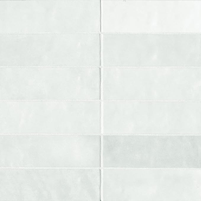 Cloe Gloss Ceramic Tile 2.5" x 8", White (76-Pack, 10.64 SF) | Amazon (US)