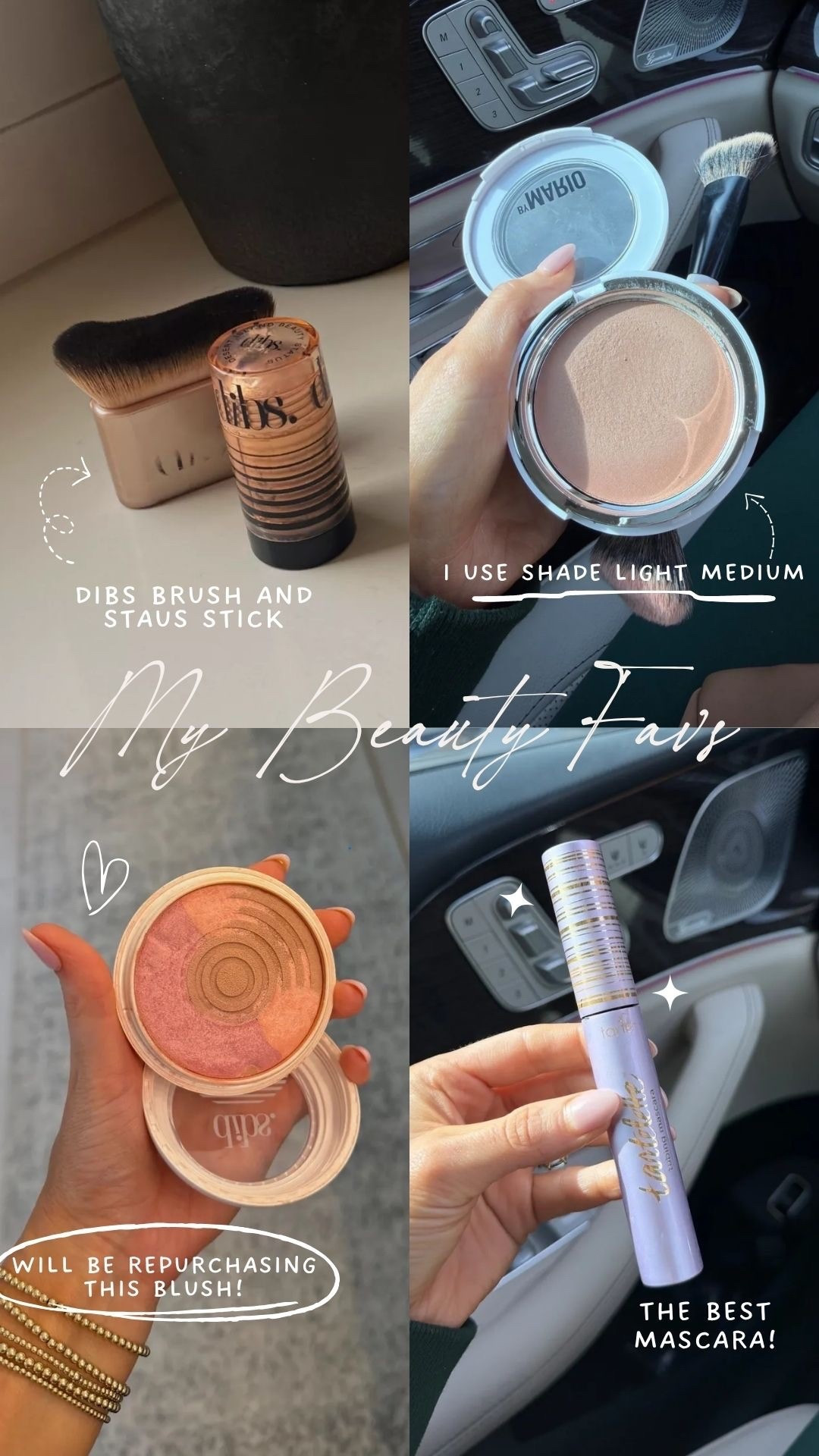 my beauty favorites 💕

spring beauty, dibs, tarte, blush, mascara, makeup by mario, bronzer, michele jaliene

#LTKgrwm #LTKBeauty #LTKSeasonal