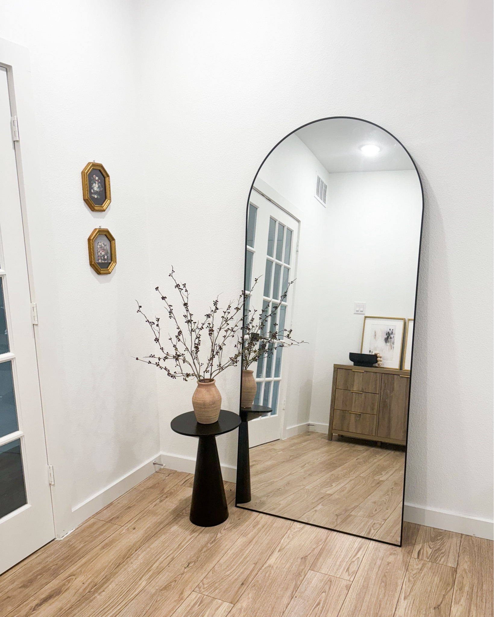 Large arch mirror from Walmart!