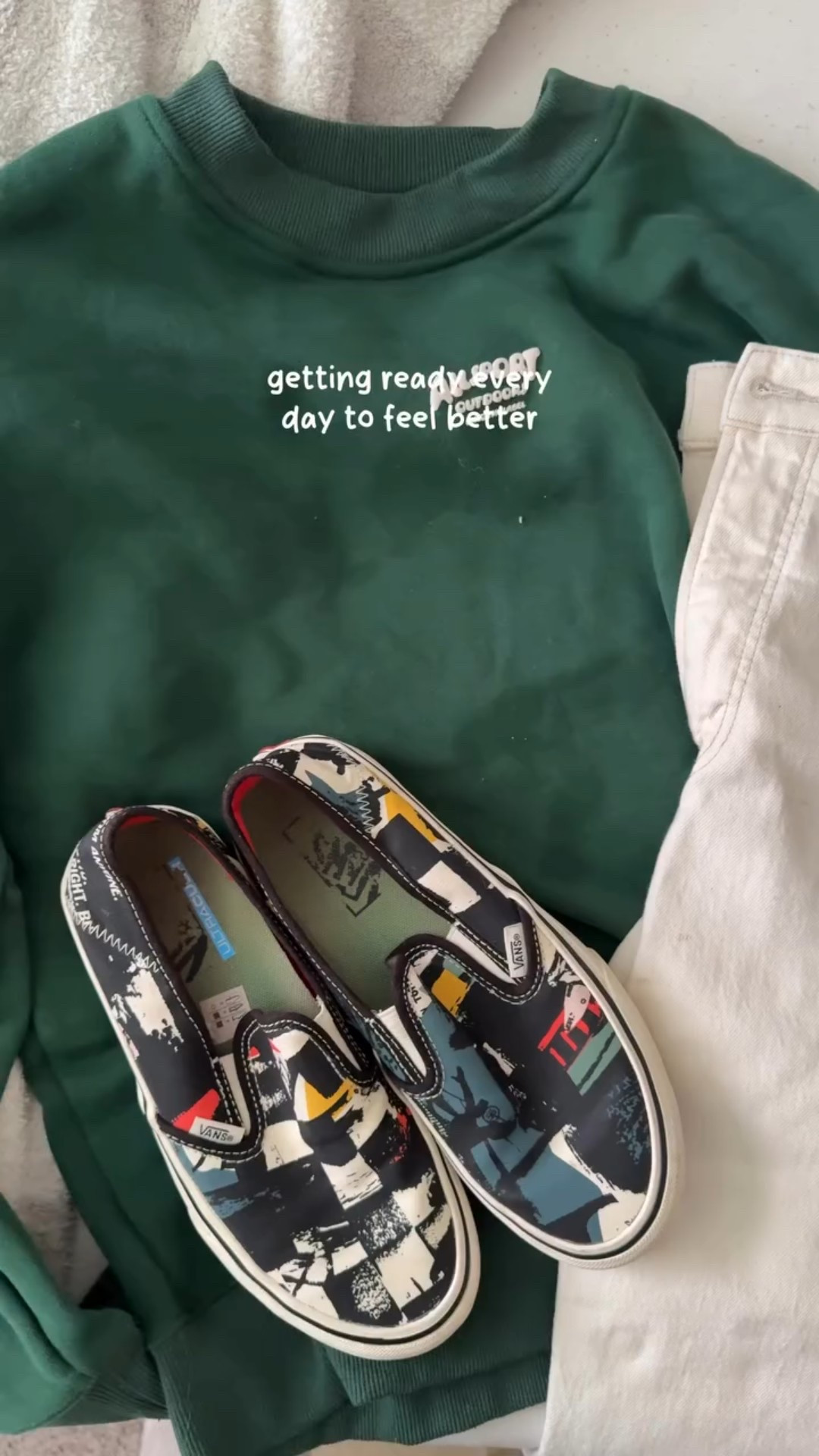 day 2 of my getting ready every day to feel better mini series 🪞✨ 

I’m already noticing how much more productive + confident I feel just by taking a few minutes to put myself together (instead of staying in sweats 👀)

if you’ve been struggling with motivation, mental health, or just feel stuck in a rut—consider this your reminder to get dressed for you 🧸 you don’t need a reason, you are the reason 🫶🏼

I’ll be sharing my outfits daily for accountability & inspiration, so follow along if you want to join me in this cozy little reset. 

today’s look is linked on my LTK so you can shop it too 🛒✨

@abercrombie @tjmaxx @vans @kissnails @mykitsch 
#ComfortCreator #GetReadyWithMe #SlowLivingLifestyle #IntentionalLiving #MentalHealthMatters #OOTDInspo #LTKStyle #CozyCreator #RomanticizeYourLife #BigSisEnergy #EverydayStyle #OutfitInspo #petitefashionblogger

#LTKPetite #LTKStyleTip #LTKFindsUnder50