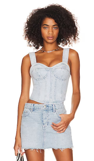 Kit Bustier Halter Top in Monroe | Revolve Clothing (Global)