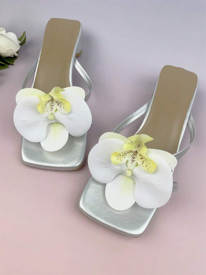 1 paire (2 pièces) d'accessoires de chaussures détachables et DIY, décoration florale élégan... | SHEIN