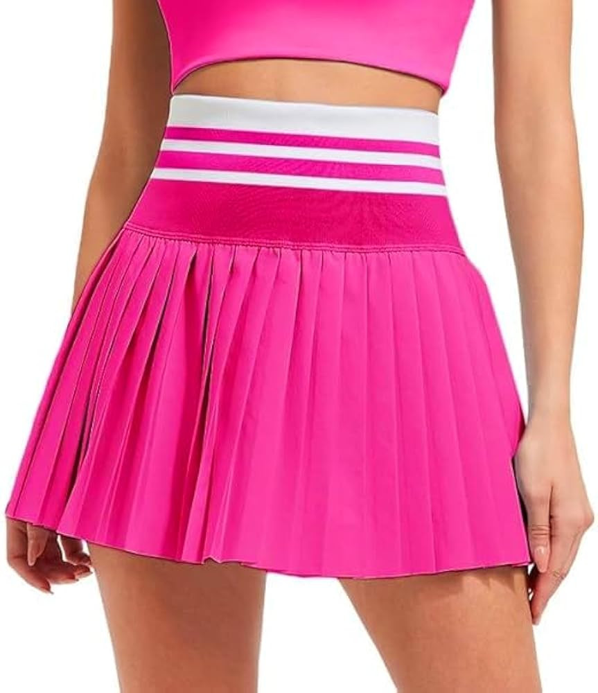 Airfree Pleated Tennis Skirts for Women High Waisted Golf Skort Skirt with Short Athletic Workout... | Amazon (US)