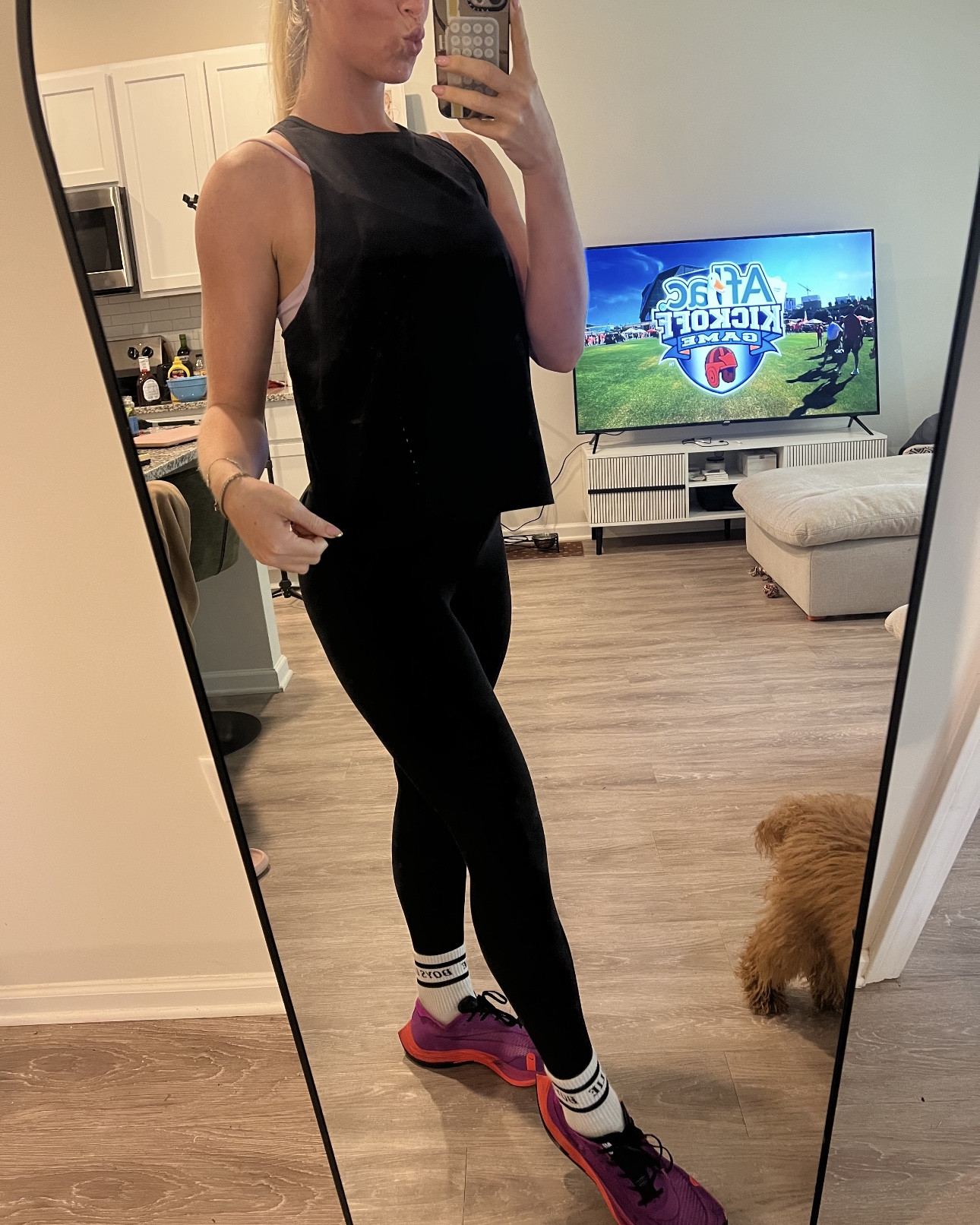 Workout fit from Lulu, Nike, & Amazon! Socks are Boyslie

#LTKBeauty #LTKStyleTip #LTKFitness
