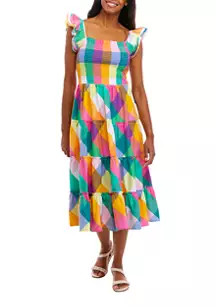 Women's Smocked Midi Dress | Belk