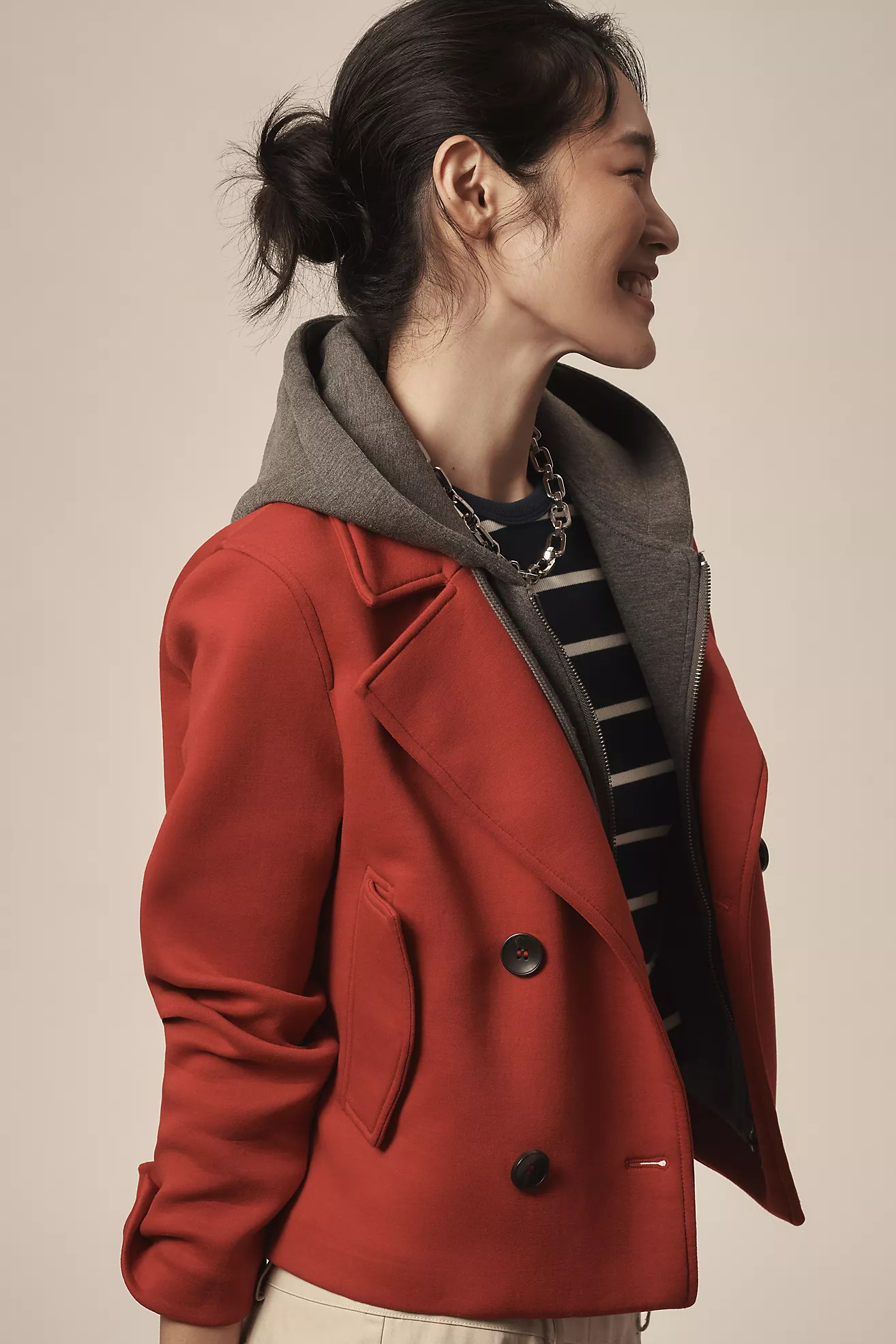 Maeve Twofer Hooded Peacoat | Anthropologie (US)
