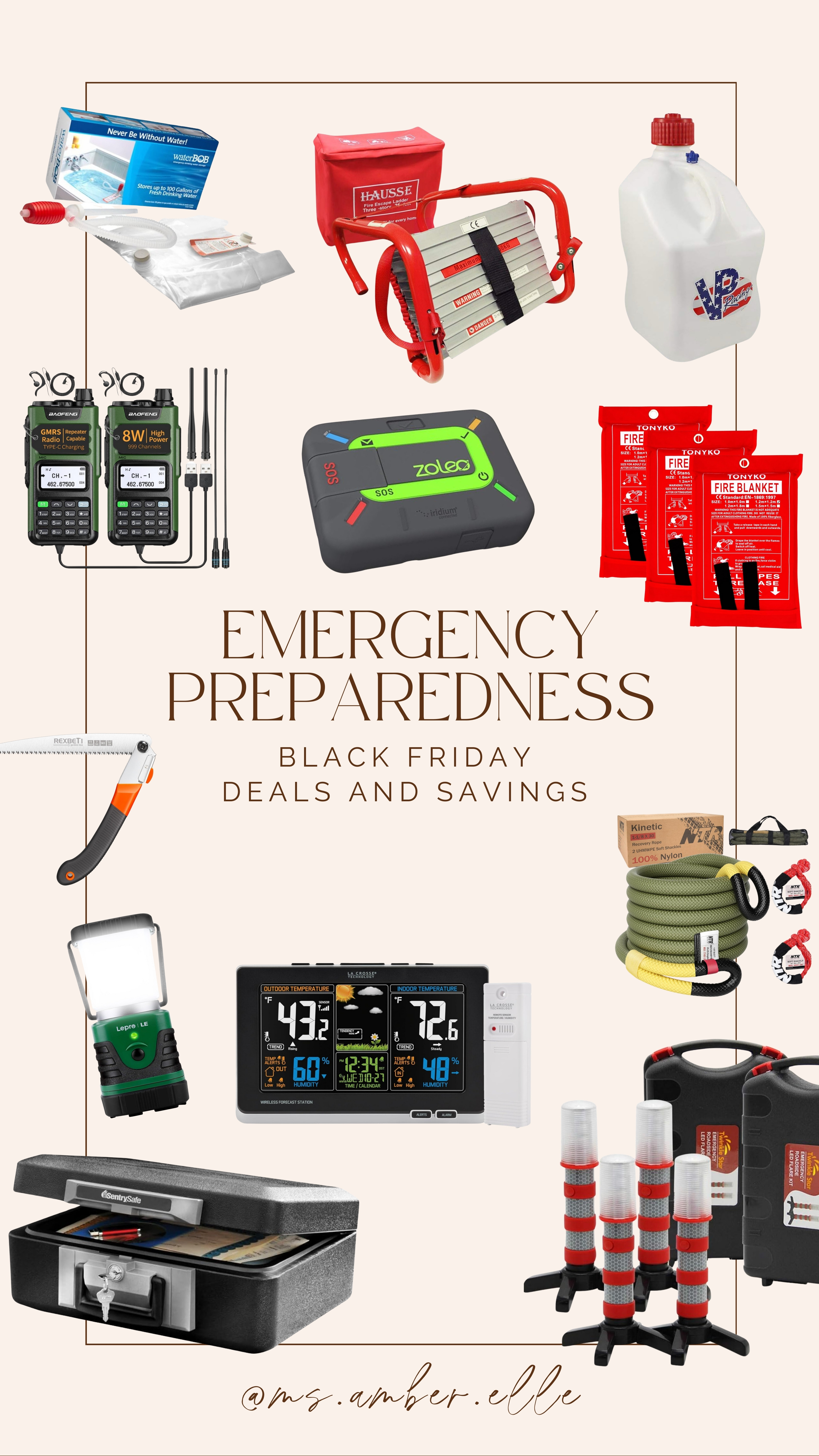 Black Friday deals and savings for emergency preparedness. 

 #LTKCyberWeek #LTKSaleAlert #LTKFindsUnder100