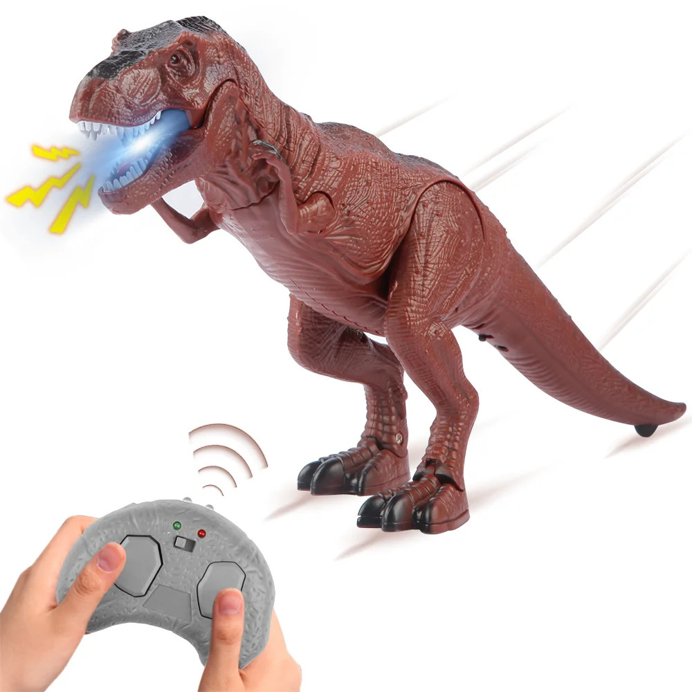 OPCUS Remote Control Dinosaur Toys for Boys Girls Rechargeable Infrared RC T-Rex Light Sound | Walmart (US)