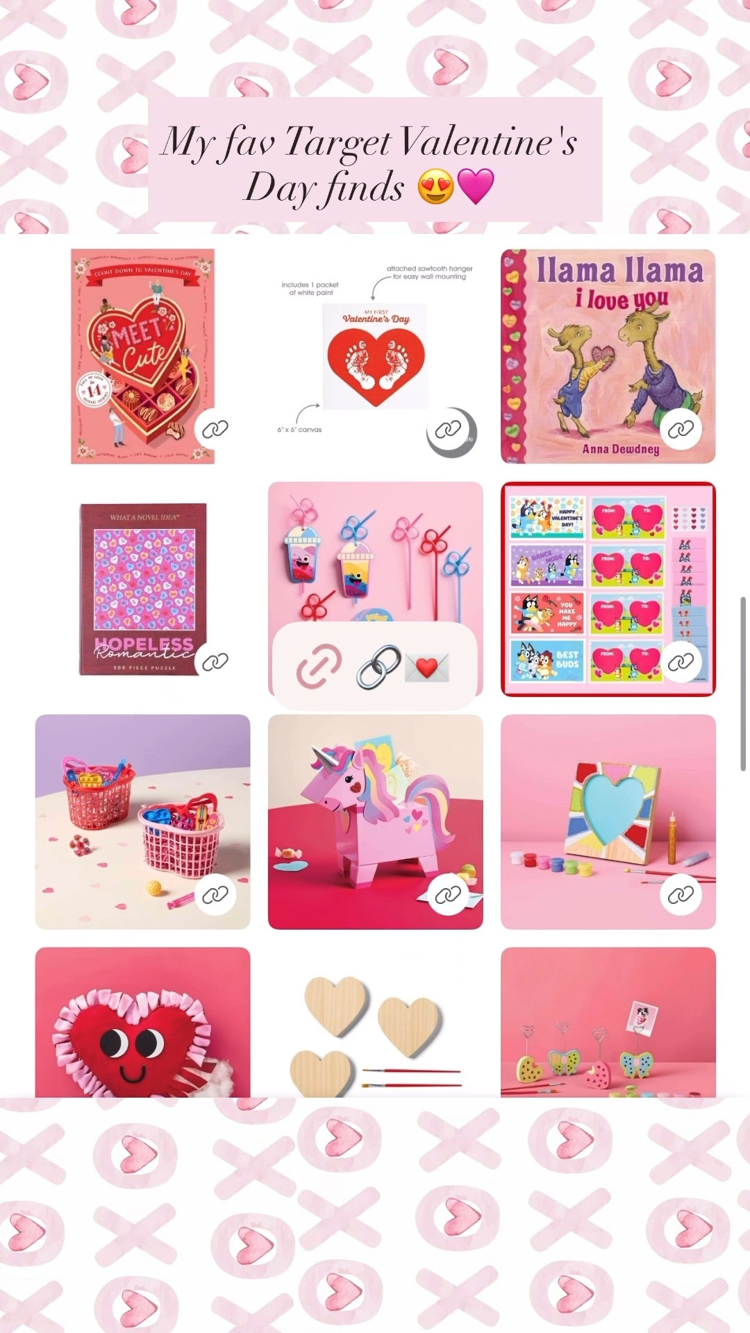 The CUTEST Target books & crafts for Valentine's! Day😍🩷💌

I'm stocking up now before it's all sold out! 🛍️
Check out my other posts for the rest of this collection!

#LTKSaleAlert #LTKSeasonal #LTKstorytime