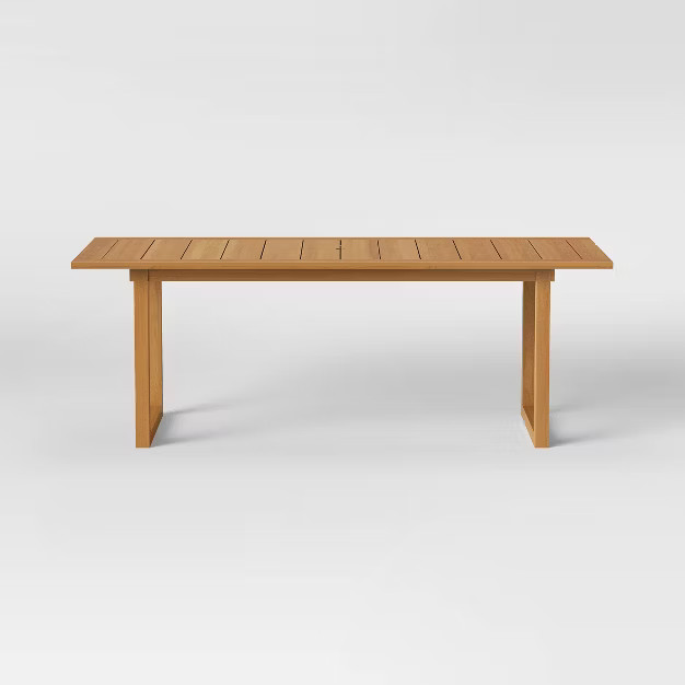 Bluffdale Wood 6 Person Rectangle Patio Dining Table - Threshold™ designed with Studio McGee | Target