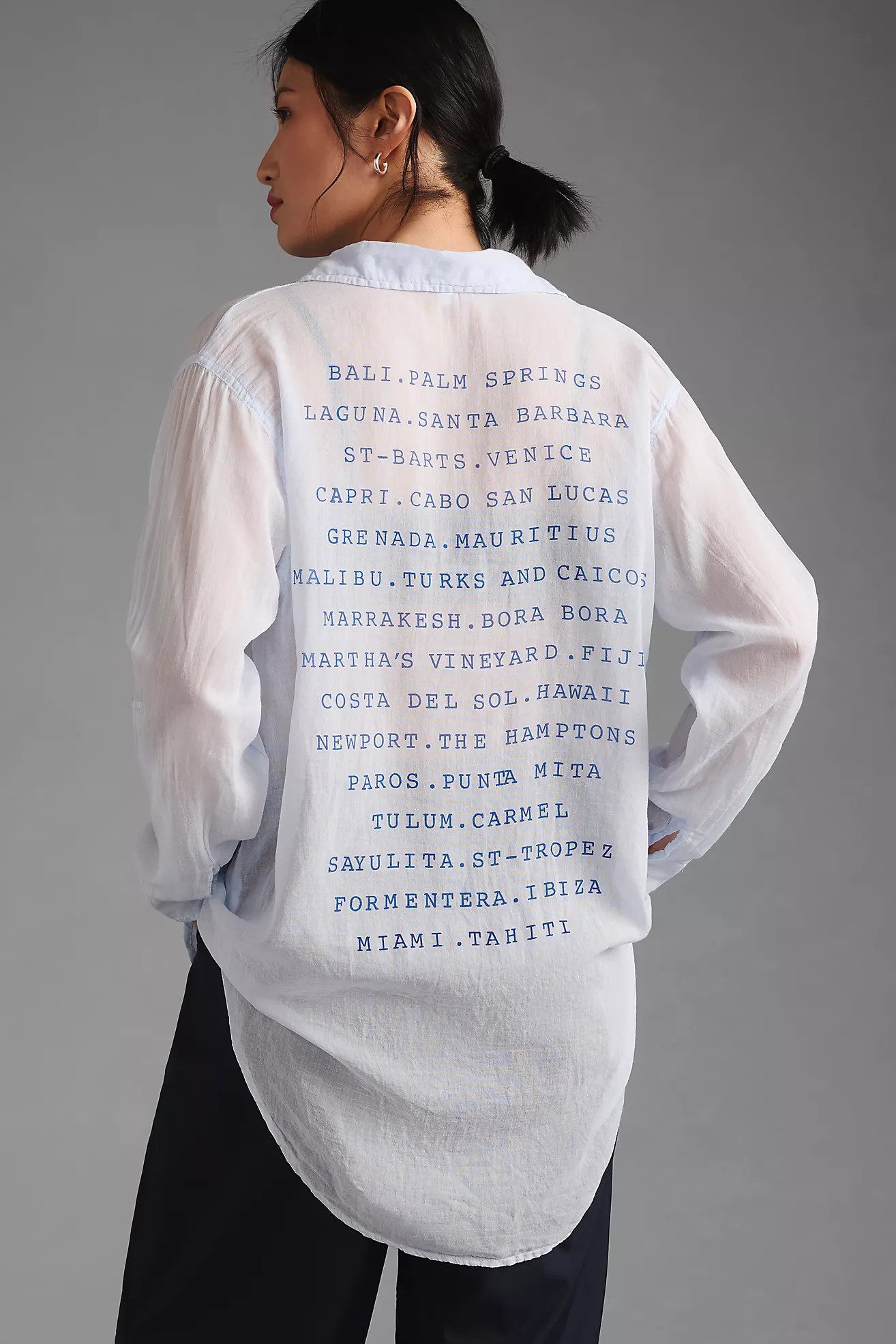 Sundry Destinations Oversized Buttondown Shirt | Anthropologie (US)