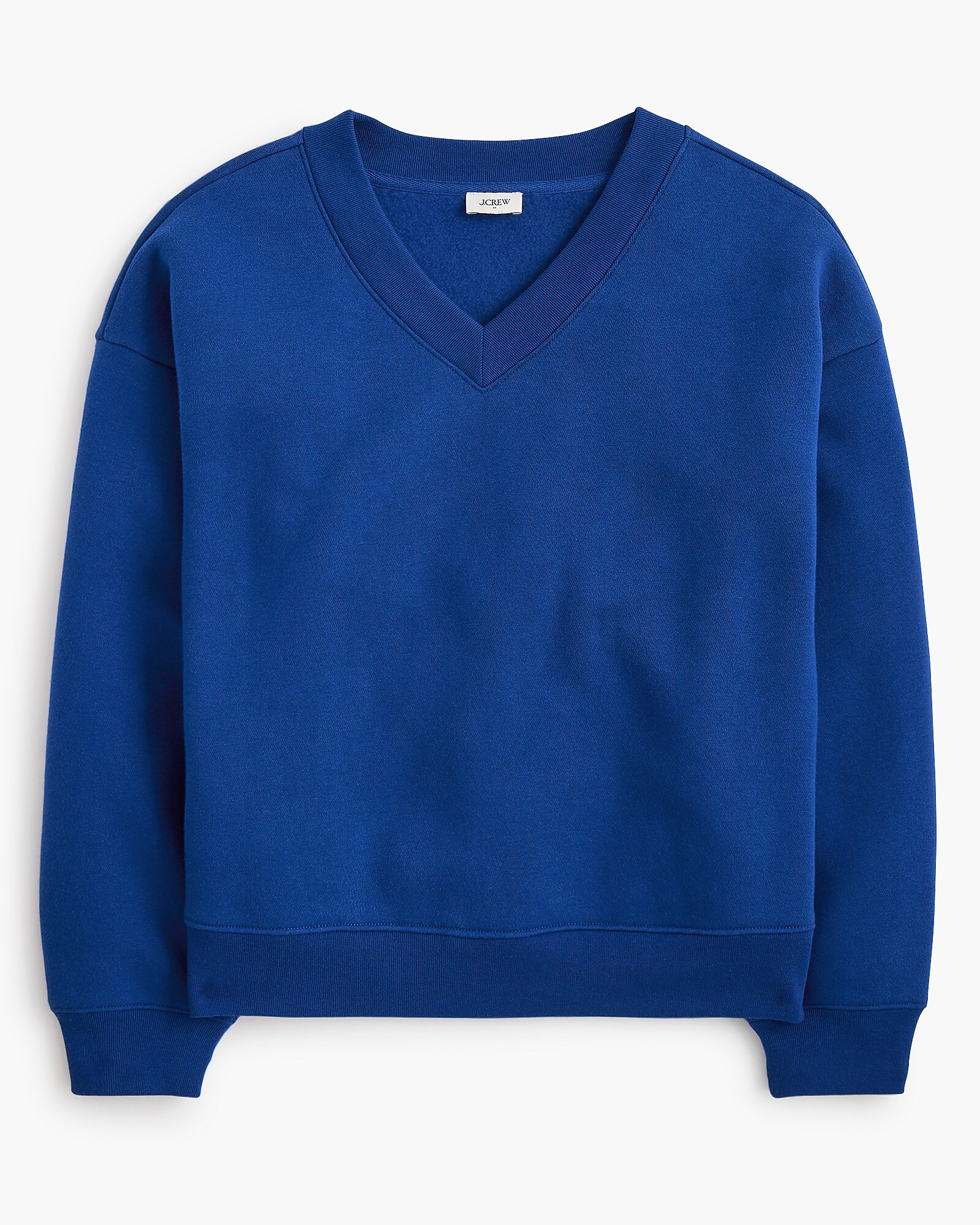 Fleece V-neck sweatshirt | J.Crew Factory