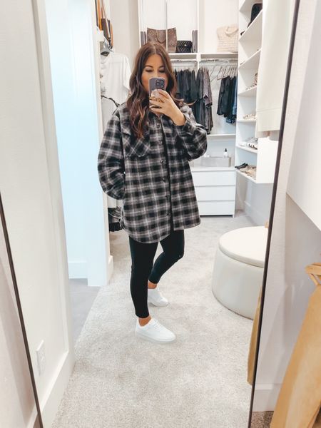 Fall Flannel Shacket for the win! I picked up this cozy fall fit on @walmart and it is so comfy! #walmartpartner Not to mention the prices are amazing! #walmartfashion #tilvacuumdouspart @walmartfashion #fallfinds #fallfashion 

#LTKstyletip #LTKSeasonal #LTKfindsunder50