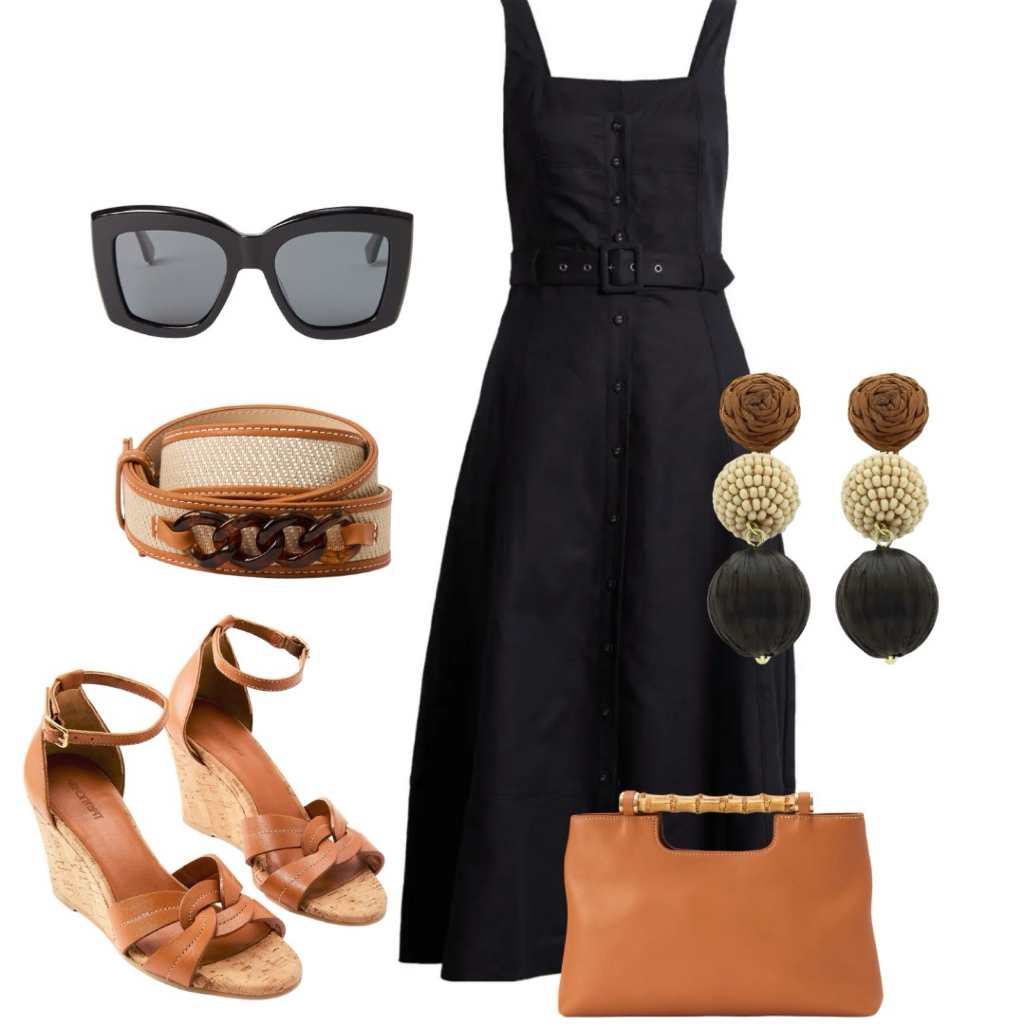 Love this simple black linen dress for the spring and summer!! We have been shopping for a saddle brown purse and shoes for a while and finally found them!!  

#LTKshoecrush #LTKitbag #LTKover40
