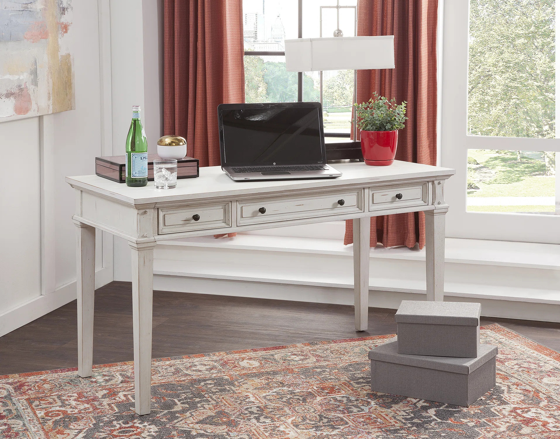 Ilfracombe Solid Wood Writing Desk | Wayfair North America