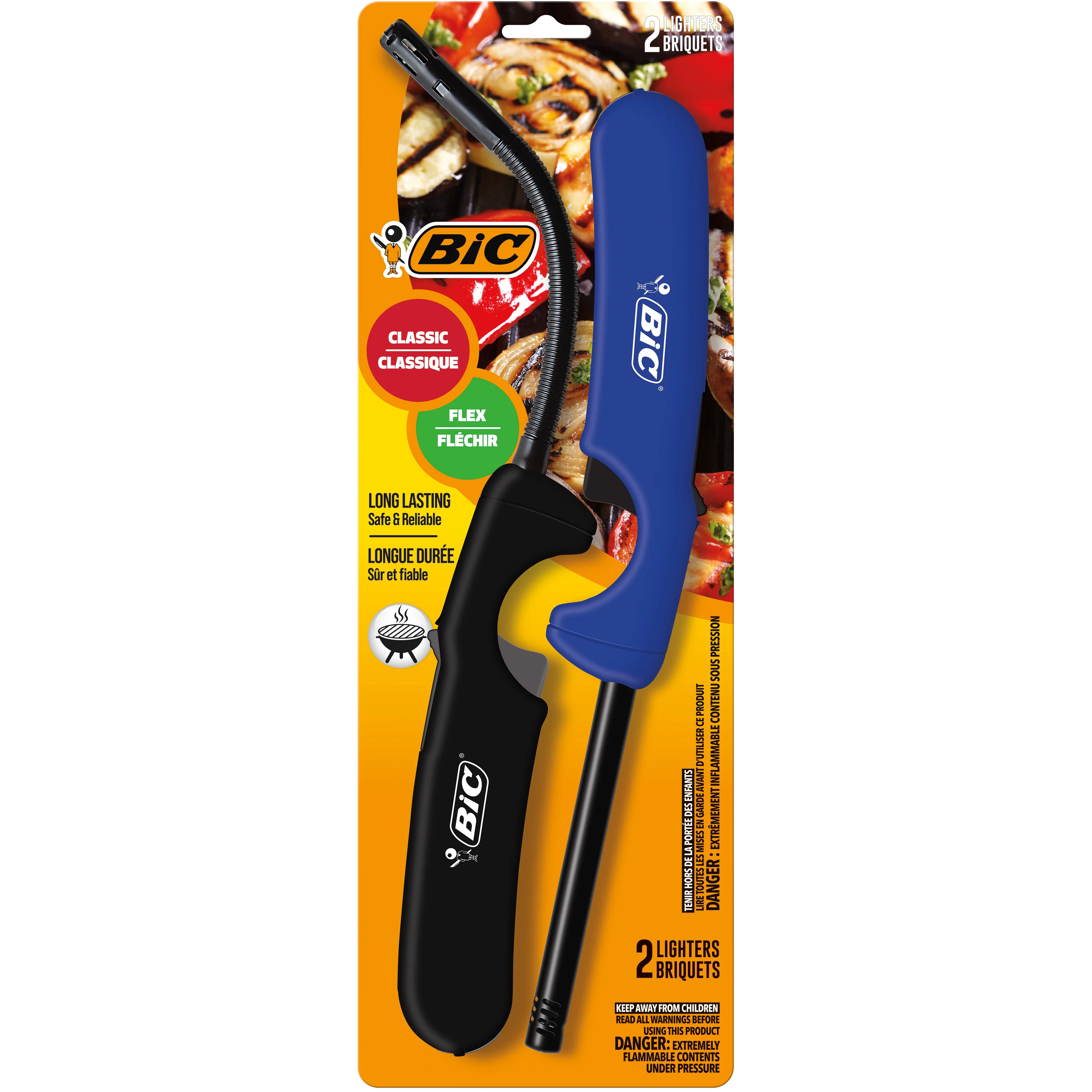 BIC Multi-Purpose Lighters Classic Collection Pack of Two | Walmart (US)