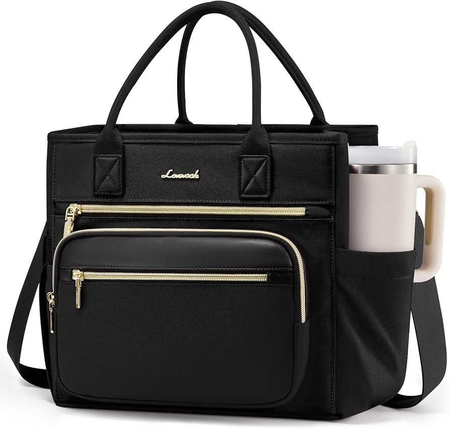 LOVEVOOK Insulated Lunch Bag Women,Wide Opening Adult Lunch Box Women,Leakproof Cooler Bag for Wo... | Amazon (US)