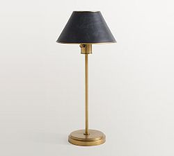 Ford Metal & LeatherConsole Table Lamp (21") | Pottery Barn (US)