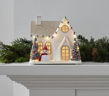 Classic Light-Up Silver House | Pottery Barn Kids | Pottery Barn Kids