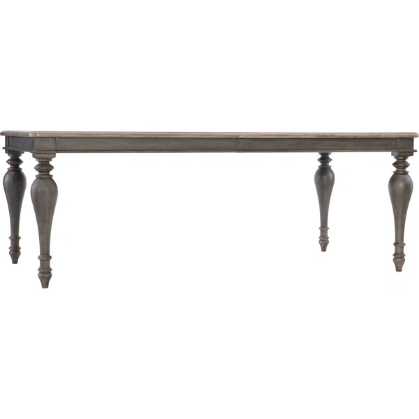 Arabella Rectangle Leg Extendable Dining Table with 2 Leaves | Wayfair North America