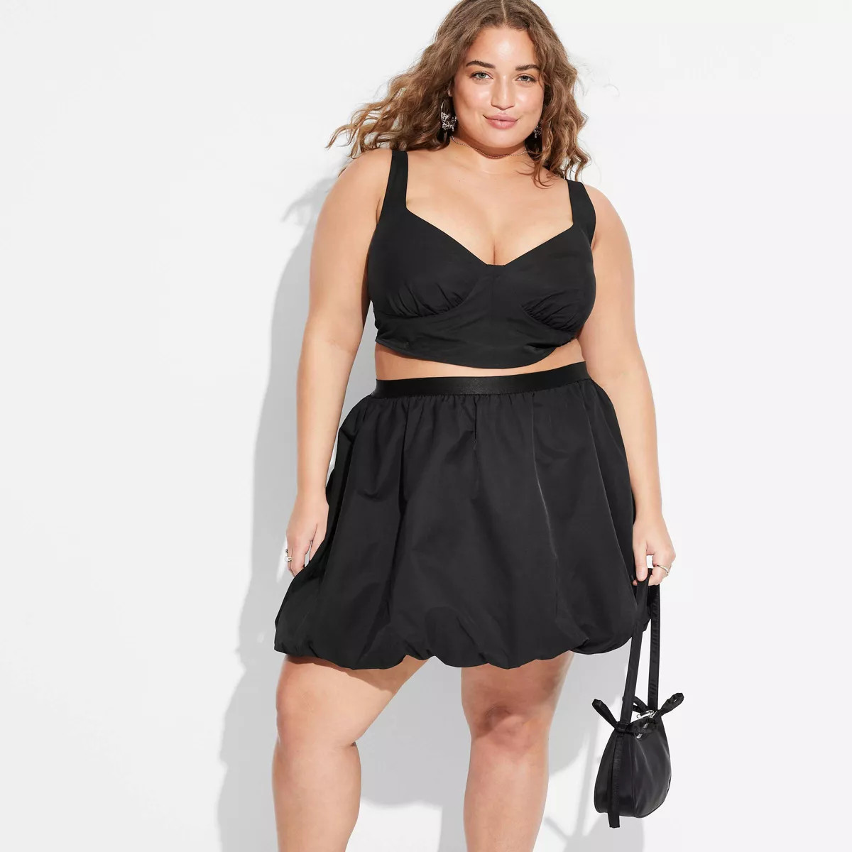 Women's Bubble Mini Skirt - Wild Fable™ Black | Target