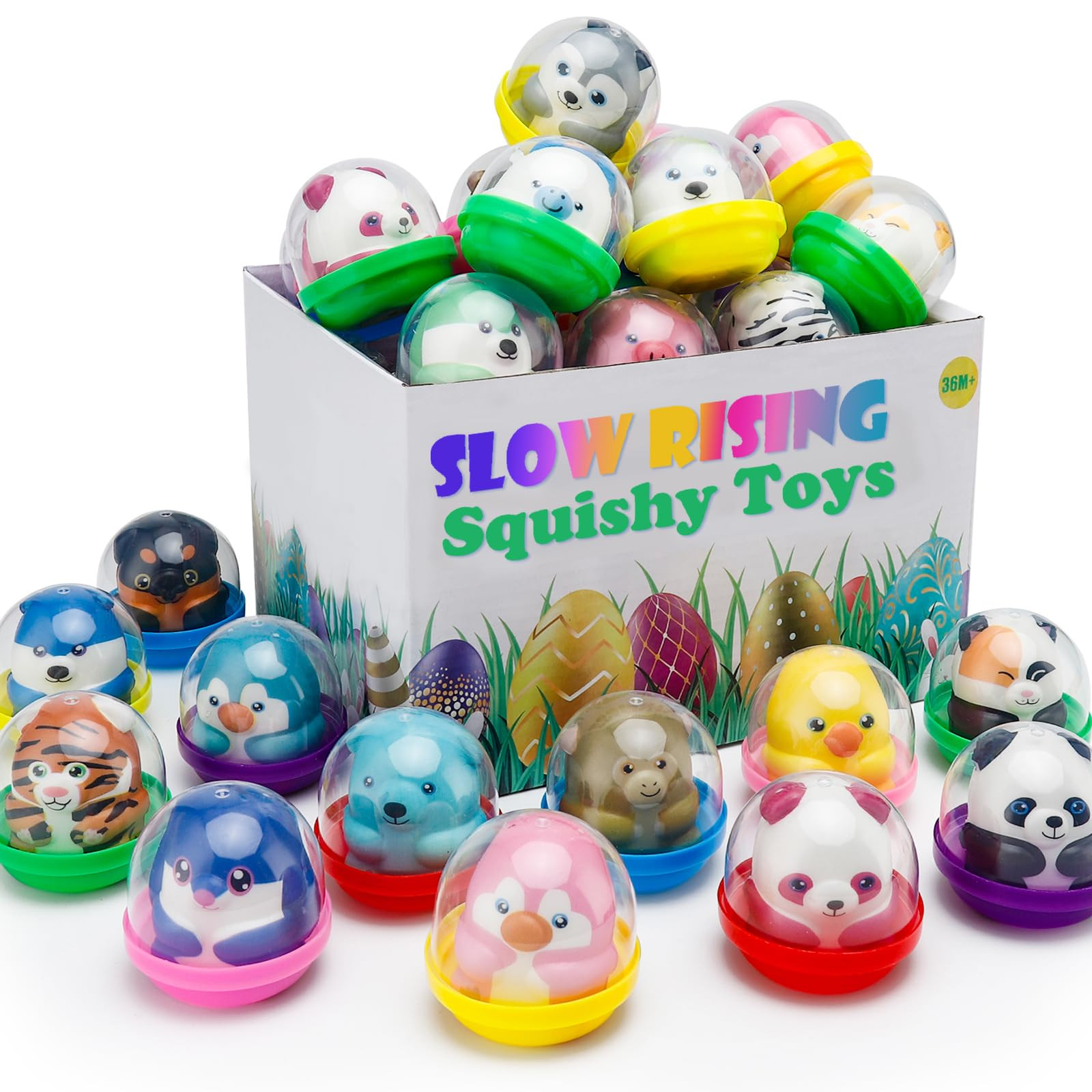 30 Packs Party Favors Slow Rising Stress Relief Squishies for Kids, Birthday Goodie Bag Stuffers ... | Amazon (US)