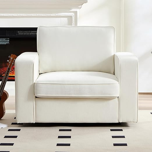 PUREMIND 360° Swivel Accent Chair for Living Room, Upholstered Accent Swivel Chair with Wide Arm... | Amazon (US)