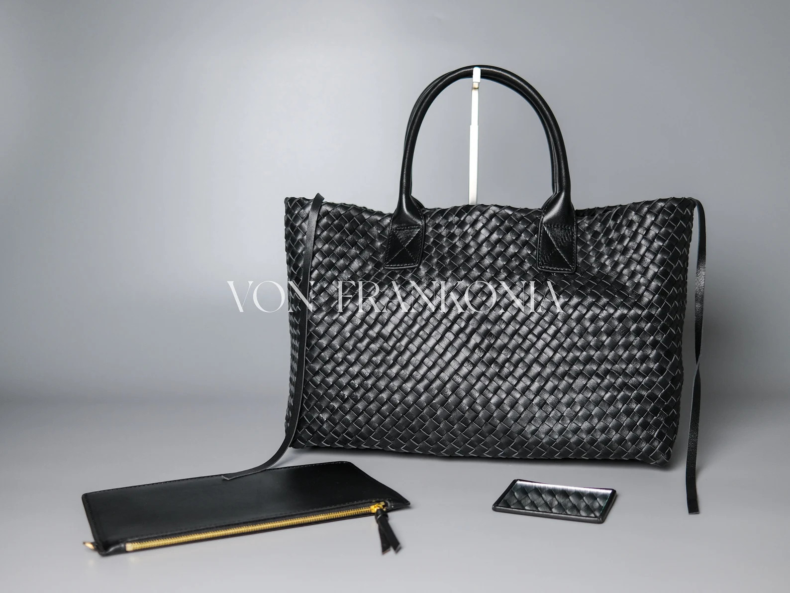 Lydia Handwoven Hobo Bag Black Italian Lambskin Genuine Leather Handwoven Braided Large Capacity ... | Etsy (US)