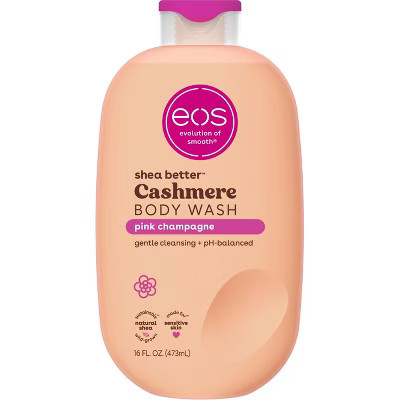 eos Shea Better Cashmere Body Wash - Pink Champagne - 16 fl oz | Target