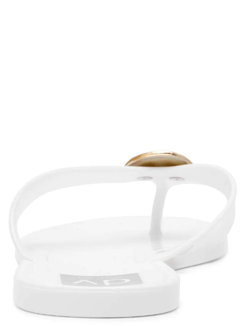 DV Dolce Vita Women's Jesper Jelly Thong Sandal with Ornament | Walmart (US)