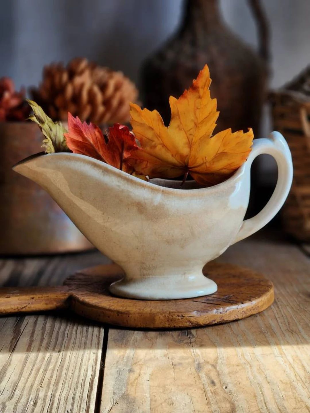 Antique ironstone gravy boat by Richard Alcock | Etsy (US)