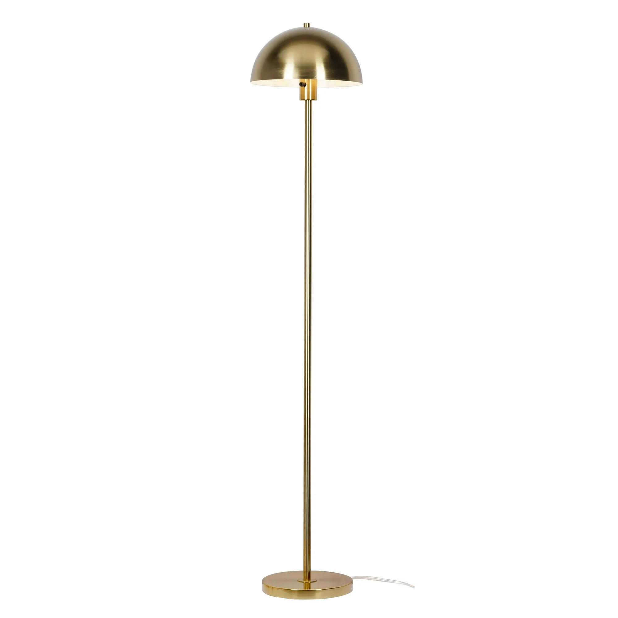 Kenroy Home Vega 56'' Floor Lamp with Brushed Gold Metal Dome Shade Modern Floor Light Fixture fo... | Walmart (US)